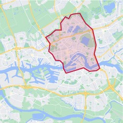 Center, North, West, Kralingen, Hilligersberg and Schiebroek