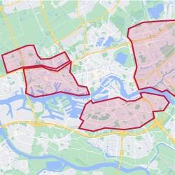 South, Ommoord, Prinsenland and Schiedam